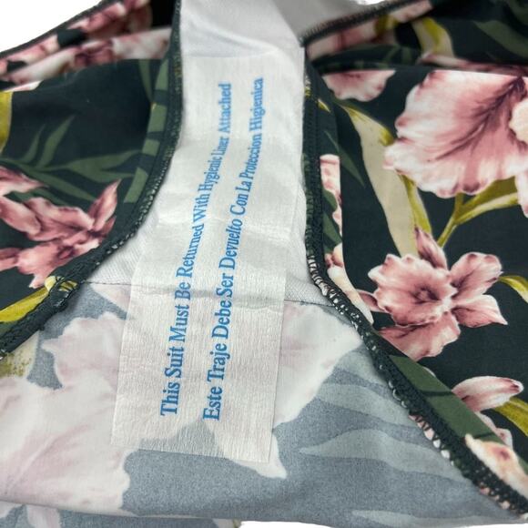 Kona Sol Double Flounce Front One Piece Swimsuit Small - Picture 5 of 6